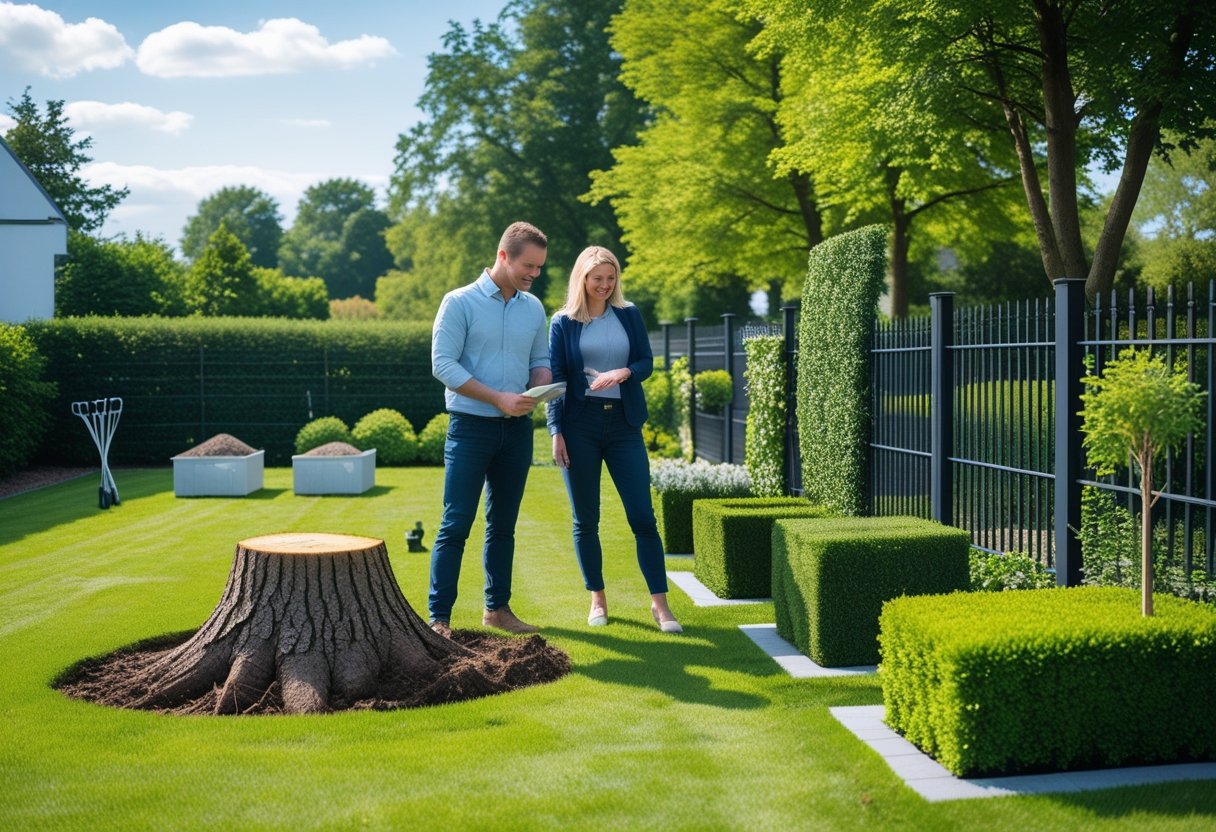 Sådan vælger du det perfekte hegn til haven efter træfældning
